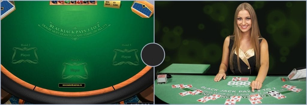 types of online blackjack at casinos