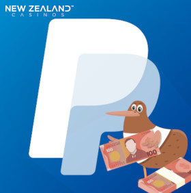 New Zealand casinos™ Kiwi paypal casino icon.