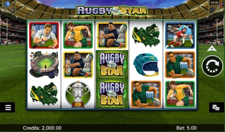 Rugby star slot