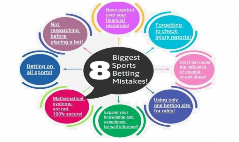 8 sports betting mistakes