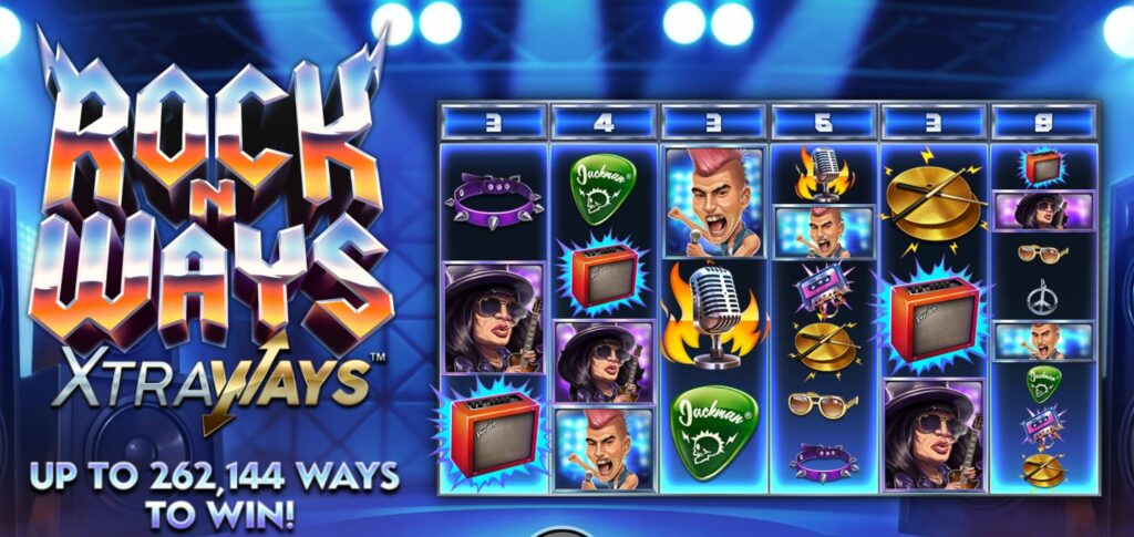 Rock n Ways xtraways slot poster