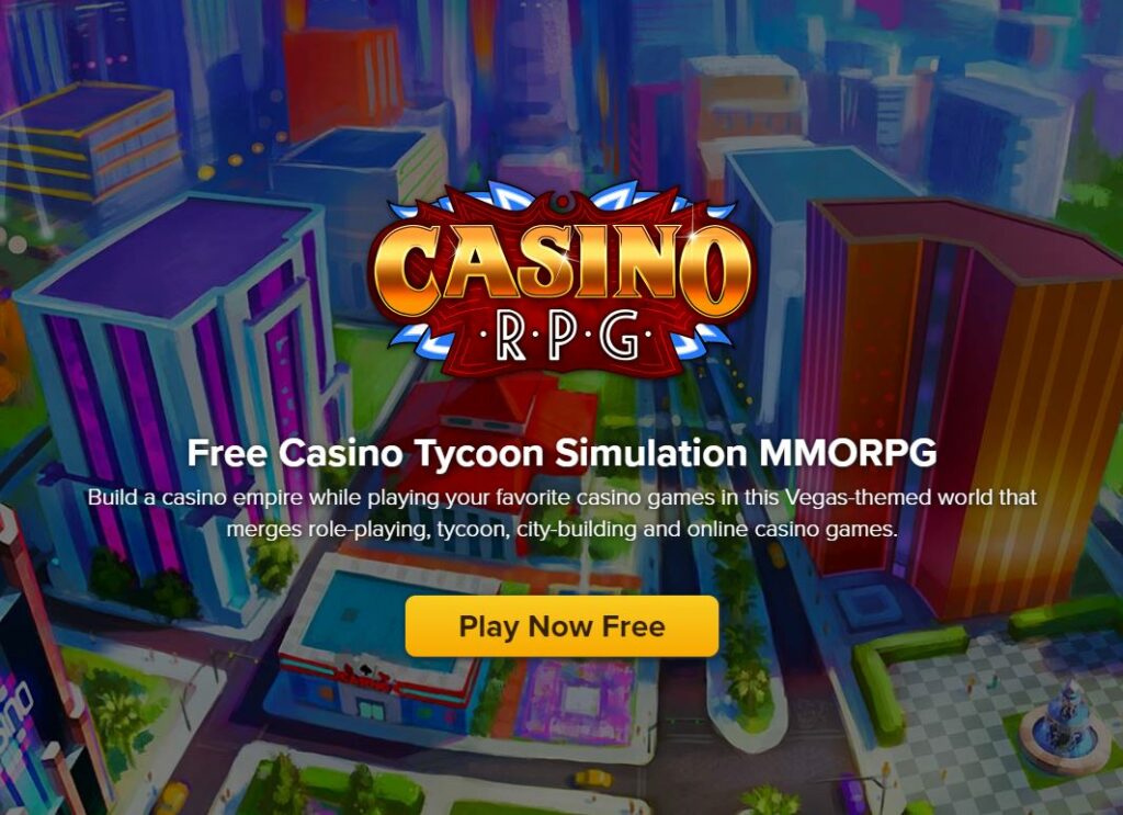 Casino RPG Simulation MMORPG