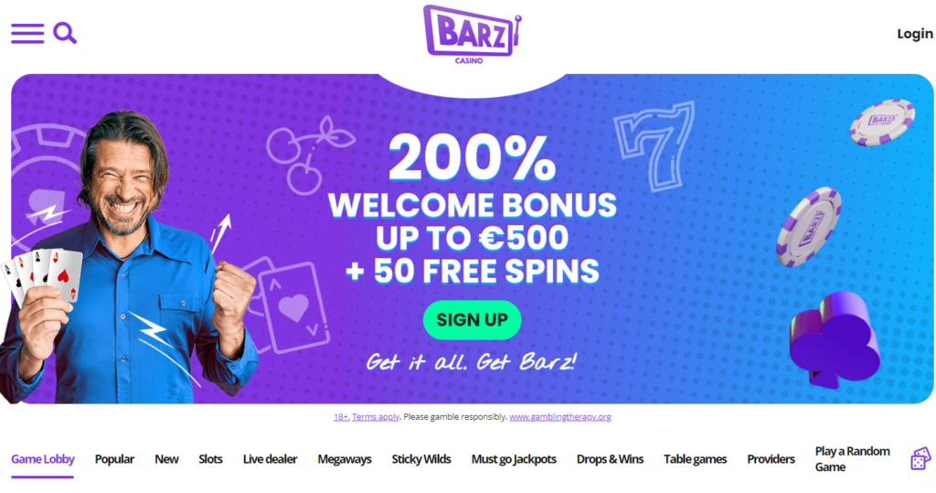 Barz casino bonus