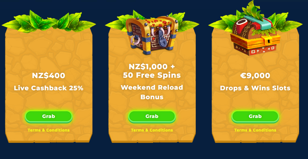 Wazamba live casino bonus