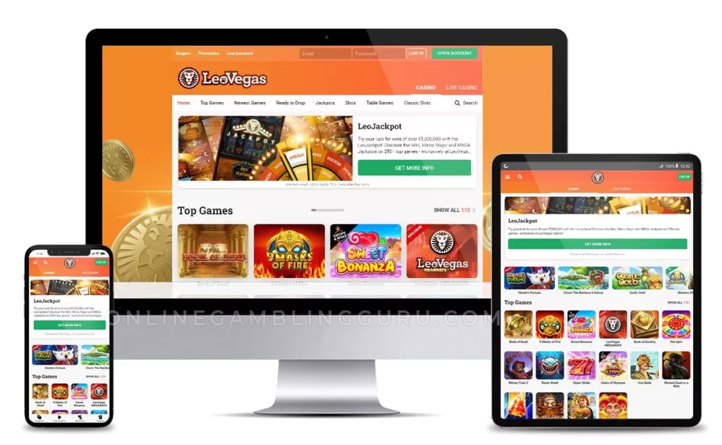 Responsive casinos - Adapts to your screen!