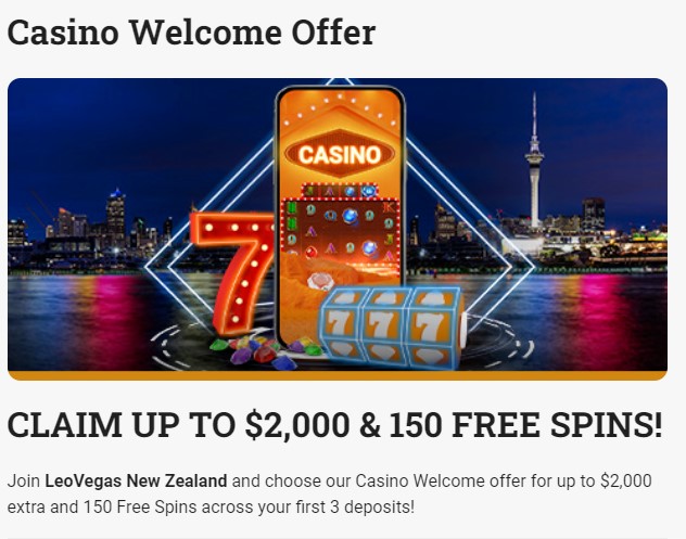 LeoVegas New Zealand Welcome offer