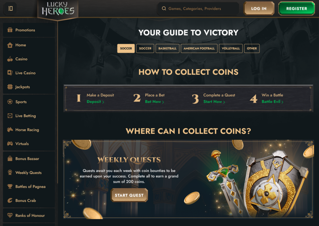 Collect coins